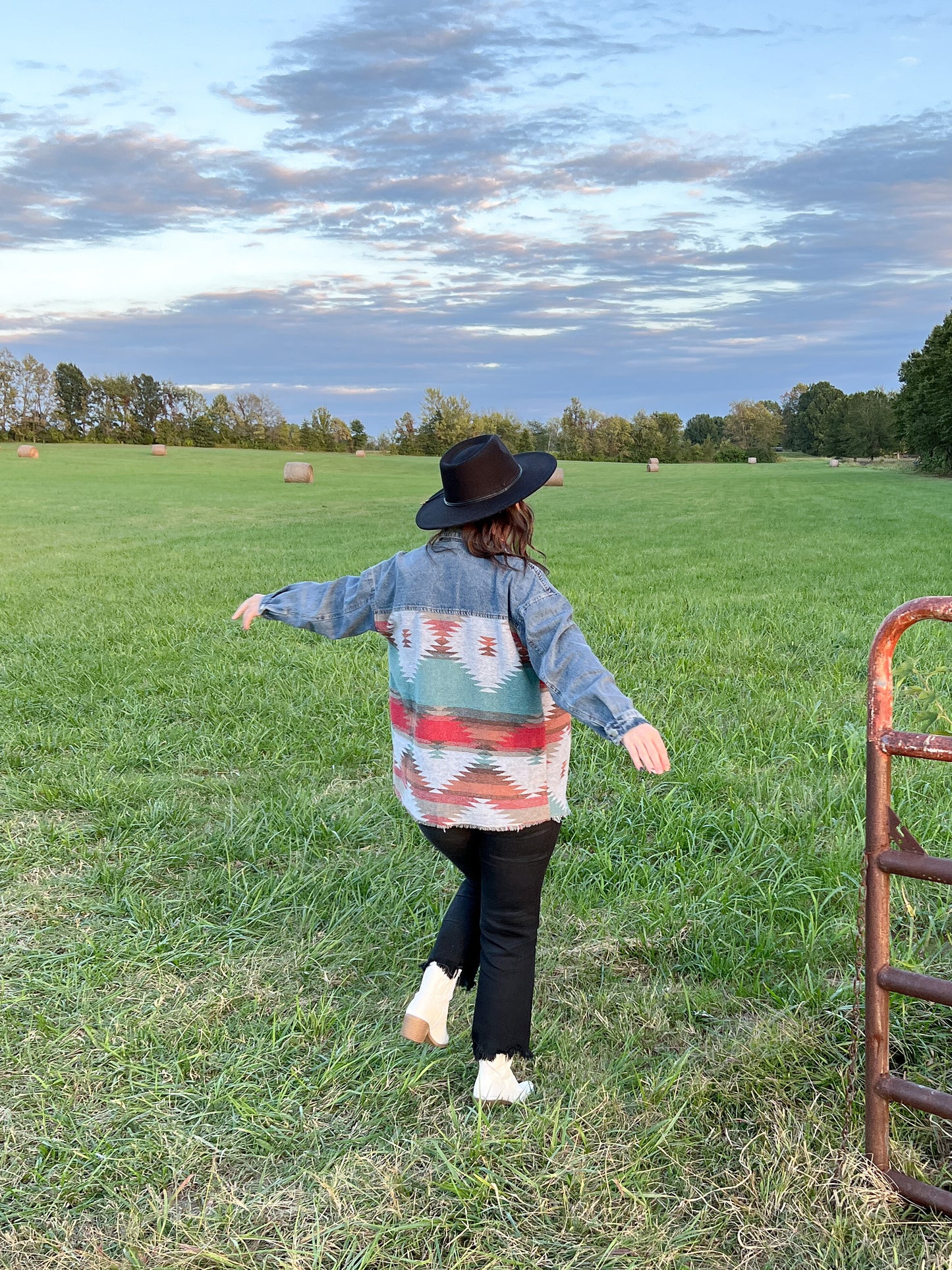 Aztec Denim Jacket