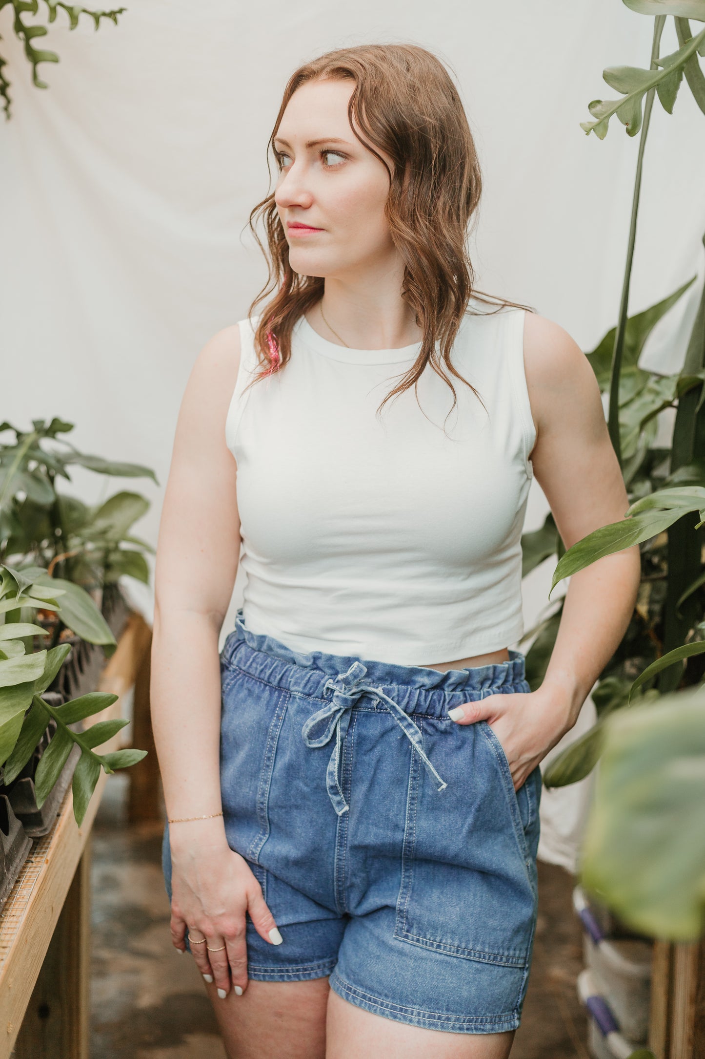 Lainey Denim Shorts
