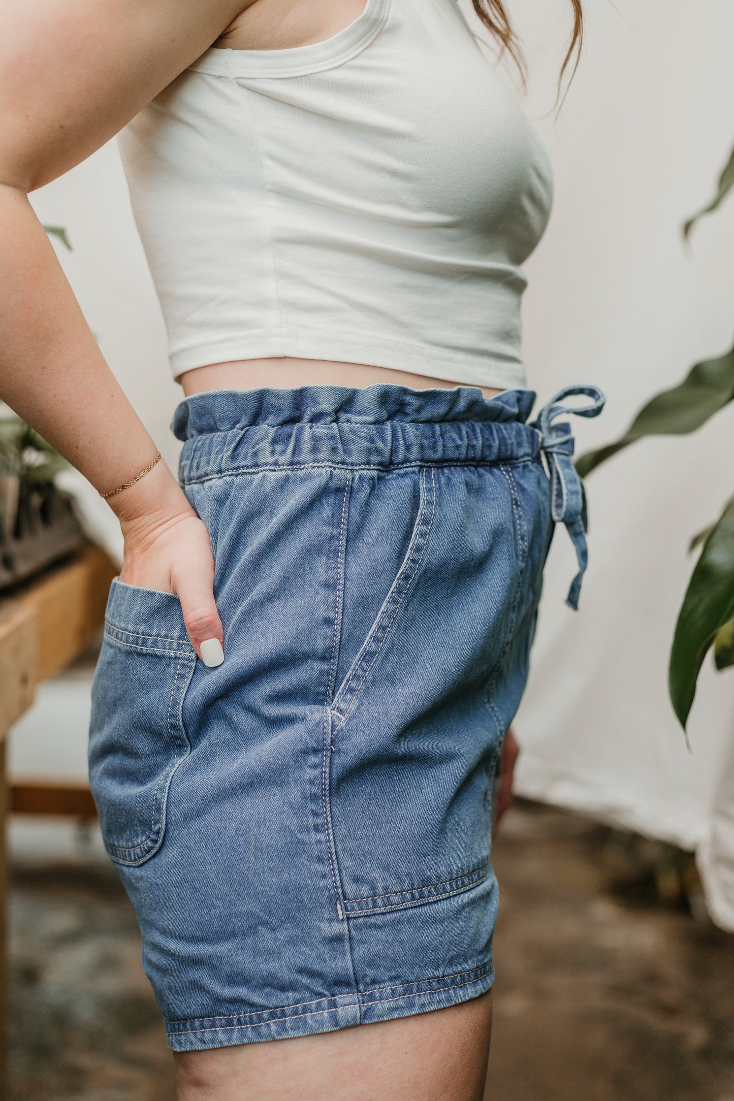 Lainey Denim Shorts