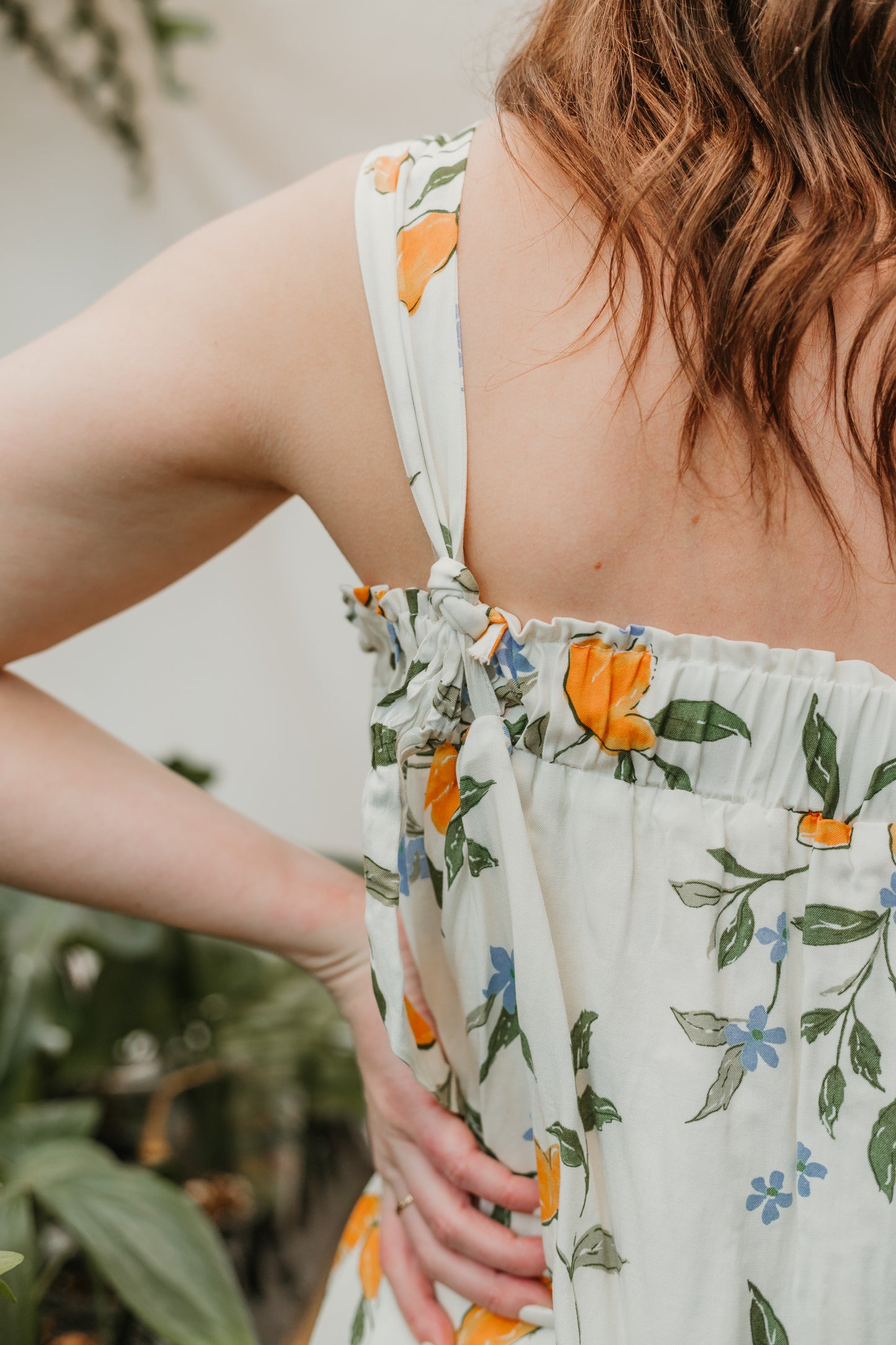 Orange Bloom Dress