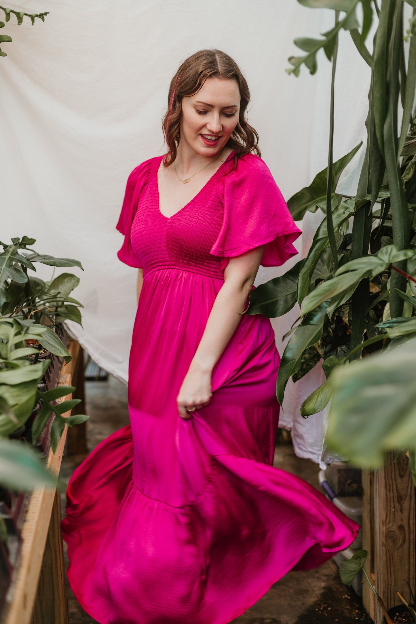 Jessica Satin Dress