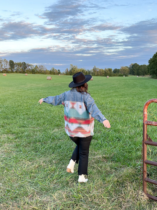 Aztec Denim Jacket